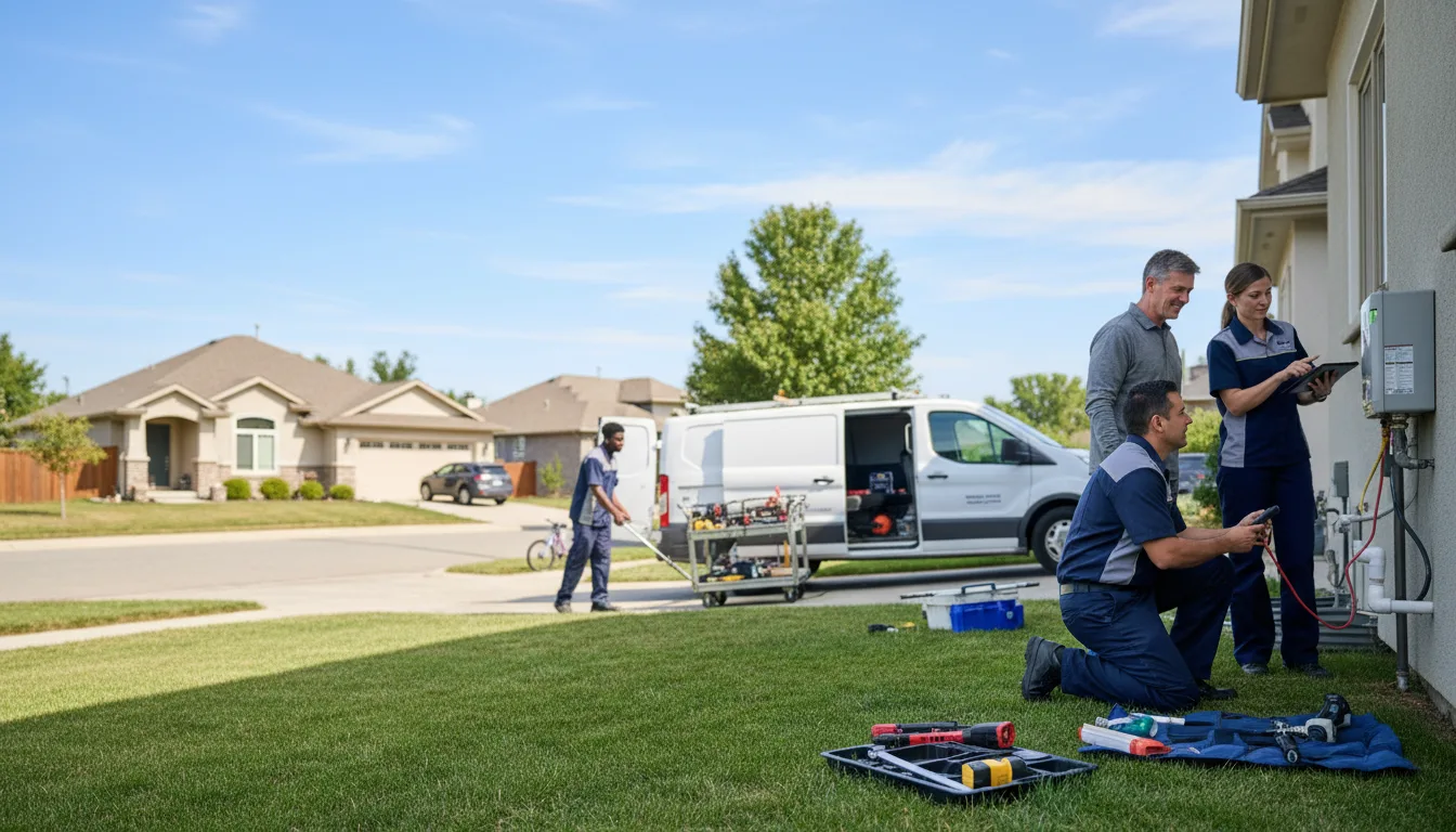 Tankless water heater service in Shickley, NE